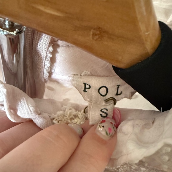 Brand NEW POL Pink Lace Sleeveless Top; size Small - Picture 6 of 6